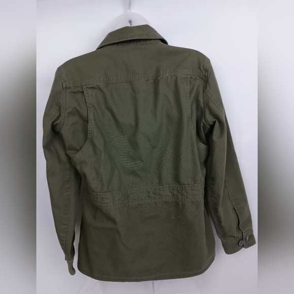 Olive Green Utility Chore DULUTH TRADING Women's Jacket (#1,377) - Picture 6 of 7